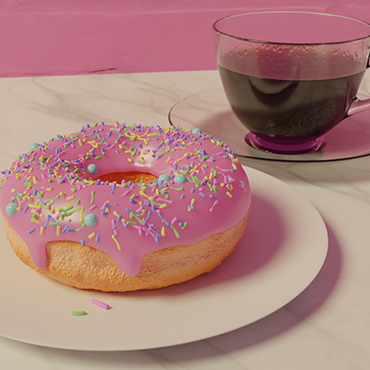 Donut – To get in touch with Blender