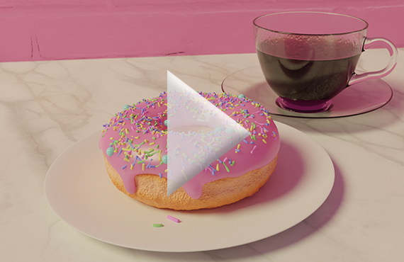 Donut – To get in touch with Blender